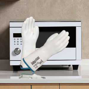 Gants de construction en silicone liquide thermique chaud XL Gants de sécurité antidérapants anti-chaleur Travail industriel Matériau en polyester alimentaire - Product Image 6