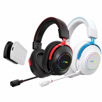 Casque de jeu sans fil Jinms Cyclones V9 Plus OEM avec haut-parleur dynamique de 53 mm, double batterie 3D, 150 heures d'autonomie pour ordinateur portable