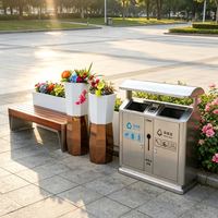 Pot de fleurs géométrique contemporain en acier inoxydable, grand récipient décoratif en métal pour plantes, idéal pour la décoration de galeries d'art modernes