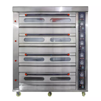Horno de Convección Eléctrico Industrial Grande con Control Digital, Máquina de Panadería Comercial de Alta Eficiencia para Uso en Restaurantes