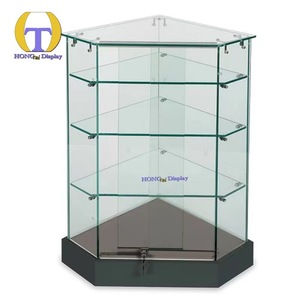 Gabinete de exhibición Smoke <span class=keywords><strong>Shop</strong></span> Fabricación <span class=keywords><strong>Cool</strong></span> New <span class=keywords><strong>Style</strong></span> Adecuado Más productos Display Showcase Caja de gabinete de vidrio blanco - Product Image 5