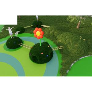 ZZRS OEM Personalizzato Giochi da Esterno Divertenti Casette in Plastica LLDPE Scivoli Tappetini Garanzia 1 Anno Capacità 500kg per Centri Commerciali - Product Image 3