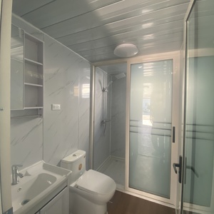 Casa Contenedor Prefabricada Plegable, Ecológica, Sostenible, Resistente a la Humedad, Completamente Amueblada, para Casa de Vacaciones, con Techo Triangular y Terraza - Product Image 4