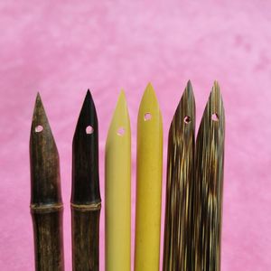 Stylos en bambou pour calligraphie arabe, stylos en roseau, <span class=keywords><strong>qalam</strong></span> pour la calligraphie arabe, persane, ourdou, stylo plume - Product Image 4