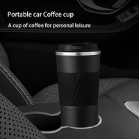 Tasse à café isolée en acier inoxydable de 12oz et 17oz avec couvercle étanche Gobelet de voyage réutilisable isolé sous vide à double paroi