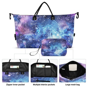 Fashion Customs logo <b>Large</b> Capacity Waterproof Sport Gym Travel <b>Duffel</b> <b>Bag</b> Traveling Wash Set Travel Shoulder <b>Bags</b> - Product Image 2