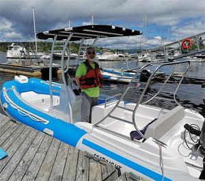 Liya 20 pies 6,2 M Rib 620 bote inflable con Motor fuera de borda Hypalon Material para turismo pesca entretenimiento en venta - Product Image 1