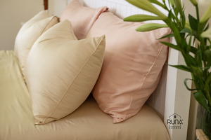 Colección Premium de Ropa de Cama, Funda de Almohada Rosa Crepé, Ropa de Cama Moderna, Antialérgica, Suave y Fresca, Tamaño Personalizado - Product Image 2