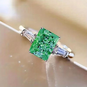 Anello romantico con texture quadrata, elegante gioiello da donna per tutti i giorni, ideale come regalo. - Product Image 4
