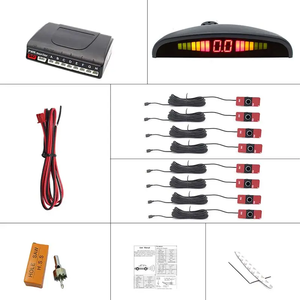Sistema de Radar de Aparcamiento para Coche con 8 Sensores, Pantalla LED, Alerta Sonora, Detector de Marcha Atrás Impermeable para Coches - Product Image 6