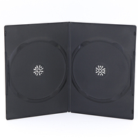WEISHENG Boîtier de remplacement fin en plastique pour DVD, CD, Blu-ray, vide, simple ou double, 7mm 9mm