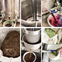 Commerciële hydraulische kleine pers voor fruit, groenten, wijn, druiven, sap, koudgeperste suikerriet voor wijnproductie