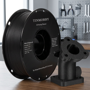 Filament d'imprimante 3D en nylon renforcé de fibres de carbone Tinmorry PA6-CF 5%, 1,75 mm, 1 kg/bobine - Product Image 2