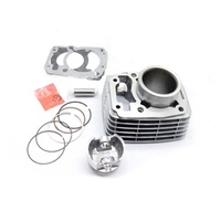 Kit de Cilindro para Motocicleta TITAN150 de 57.3mm, Bloque de Cilindro con Pistón, Anillos y Juntas para CG TITAN 150 CBF150