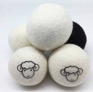 Vente en gros <span class=keywords><strong>discount</strong></span> Tissu <span class=keywords><strong>de</strong></span> <span class=keywords><strong>laine</strong></span> réutilisable XL- 6 PACK 3 Pack 7cm 7.5cm 8 cm Boules <span class=keywords><strong>de</strong></span> sèche-linge en feutre <span class=keywords><strong>de</strong></span> <span class=keywords><strong>laine</strong></span> biologique - Product Image 3