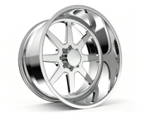 Jantes de camion forgées Deep Dish tout-terrain polies 22x12 22x14 24x12 24x14 26x16 28x16 8x170 8x180 8x6.5 6x5.5 pour JTX DIME Ford