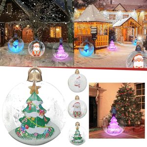 Boule gonflable de Noël lumineuse avec LED, décorations gonflables en PVC, ornements d'extérieur pour Noël 20240629, décoration de Noël gonflable - Product Image 4