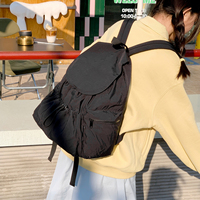 Sac à dos léger en nylon pour femme, grande capacité, décontracté, tendance, pour voyage, sac à bandoulière quotidien