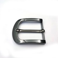 Boucle de ceinture rectangulaire carrée en alliage de zinc gunmetal personnalisée de 40 mm pour ceintures de 38 mm, 15 ans d'expérience, accessoires occidentaux
