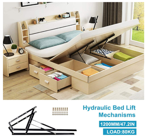 Khí nén giường nâng cơ chế Khung hộp giường sofa lưu trữ nâng lên nâng lên phần cứng khí mùa xuân - Product Image 2