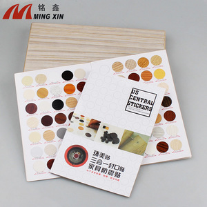 Mingxin Bande de finition de meuble 3-en-1 en PVC auto-adhésif, cache-trou pour vis, avec carte de couleurs et motif esthétique - Product Image 1