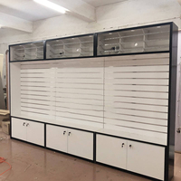 Vitrine de présentation pour magasin d'ordinateurs et de téléphones portables, présentoir en verre pour boutique de téléphonie mobile