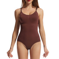 Combinaison gainante intégrale en nylon respirant pour femme, effet ventre plat et amincissant, pour adultes