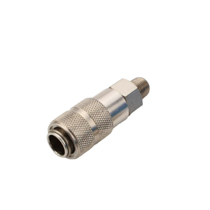 A-Type Self-Locking Steel Quick Air Coupler, Nickel Plated Pneumatic Quick Connect Fitting for Air Compressor Air Hose - Product Image 1