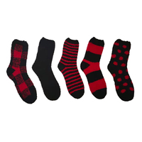 Chaussettes d'hiver chaudes et douces pour femmes, en peluche respirante, pour la maison, pour dormir, chaussettes douillettes personnalisées