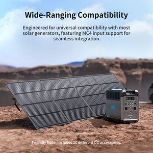 ABOK 400W High Efficiency Monocrystalline <b>Foldable</b> <b>Solar</b> IP68 40V 10A Connector Lightweight 9.7kg for Outdoor Off Grid - Product Image 5