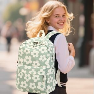 Mochila Elegante y Funcional con Múltiples Bolsillos para Organizar Útiles Escolares y Artículos Esenciales Diarios - Product Image 5