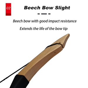 Truyền thống recurve <span class=keywords><strong>Bow</strong></span> Set Đen Python Mô hình người mới bắt đầu ngoài trời chụp săn bắn Kích thước 20-50 lbs sợi gỗ handmade Trung Quốc - Product Image 4