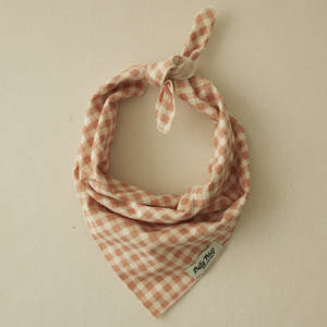 Accessoires de vêtements personnalisés pour chiens Bavoirs en coton pour animaux de compagnie Écharpe tartan toutes saisons Accessoires de style classique pour chats et chiens - Product Image 4