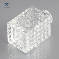 Bouteille en verre de whisky transparente de 500ml 750ml 1000ml peut être personnalisée