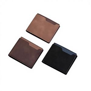 Portefeuilles en cuir universels de haute qualité, courts et élégants, porte-cartes multiples, porte-monnaie, pour anniversaire, vente en gros - Product Image 1