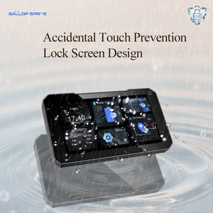 GallopSprite <span class=keywords><strong>5</strong></span> inch motorfiets GPS-navigator 1080P voor-/achtercamera upgrade schokbestendige houder + TMPS 64GB TF-kaart <span class=keywords><strong>loop</strong></span> 1 jaar - Product Image 6