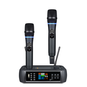 Micrófono Dinámico Inalámbrico Echo Treble Bass BT DSP con Recarga, Diseño Portátil con Cancelación de Ruido para <span class=keywords><strong>Karaoke</strong></span> y Conferencias - Product Image 3