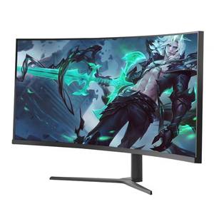 Vente en gros ultra-mince 34 pouces <span class=keywords><strong>120HZ</strong></span> IPS UHD 3800R HDR LED 3440*<span class=keywords><strong>1440P</strong></span> écran incurvé moniteur de jeu RVB ESports ordinateur de bureau - Product Image 1