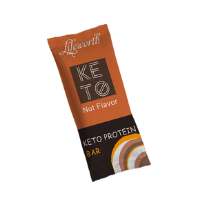 Lifeworth <span class=keywords><strong>meilleur</strong></span> prix barre de protéines keto bar avec saveur de noisettes - Product Image 1