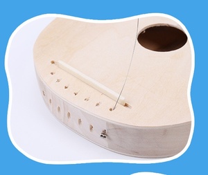 Kit de Bricolage Harpe Lyre en Bois à Peindre Soi-même, Non Finie, à Colorier à la Main, Matériel d'Accessoires d'Instrument, Ensemble de Bricolage Musical, Jouet - Product Image 5