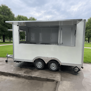 Camion de vente de crème glacée avec cuisine complète, chariot de nourriture de rue mobile, remorque alimentaire multifonction, remorque de boulangerie, chariot à hot-dogs - Product Image 3