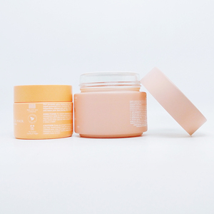 Wholesale Customizable <b>Glass</b> Cream Jar with Plastic Cap 100g Elegant Design for Face & Eye Cream Beauty Cosmetic <b>Packaging</b> - Product Image 3