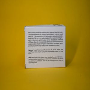 Jabón Multani Mitti y Sandal Soap antiacné, control de grasa, limpieza profunda, piel suave, tez clara, barra de baño para una piel sana - Product Image 5