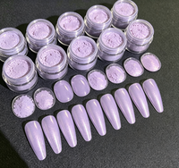 Poudre de Pigment d'Aluminium Violet Taro Scintillant Lisse et Fin 5-100 Microns GuanZun pour Salon de Manucure Professionnel