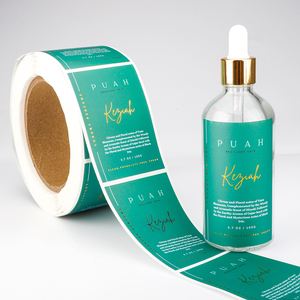FX Printing Cosmetic Product Sticker Design Waterproof Adhesive Essencial Oil Bottle Product Label - Product Image 4
