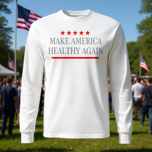 Haz que Estados Unidos vuelva a ser saludable con la camiseta de manga larga American Patriot de Kennedy RFK - Product Image 3