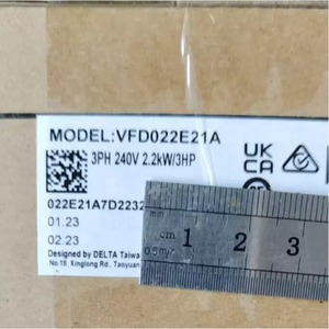 Bestselling VFD022E21A VFD-E Variable Frequency Drive AC Motor Drive 2.2kW 230V - Product Image 1