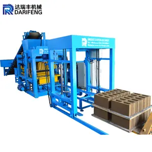 QT4-18 Automatic concrete hollow foundation 6 Inch blocks precast masonry units block making machine