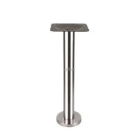 WEKIS Moderne Pas Cher Chrome Table De Conférence Base Meubles En Métal En Acier Inoxydable Verre Marbre Table À Manger Base