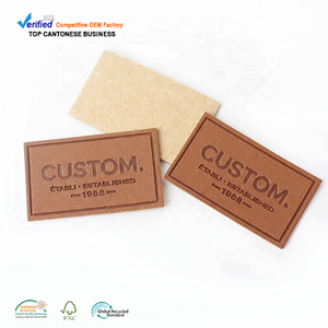 Étiquettes en cuir PU personnalisées avec logo en relief à coudre pour chapeaux et sacs – Fabricant d'accessoires - Product Image 4
